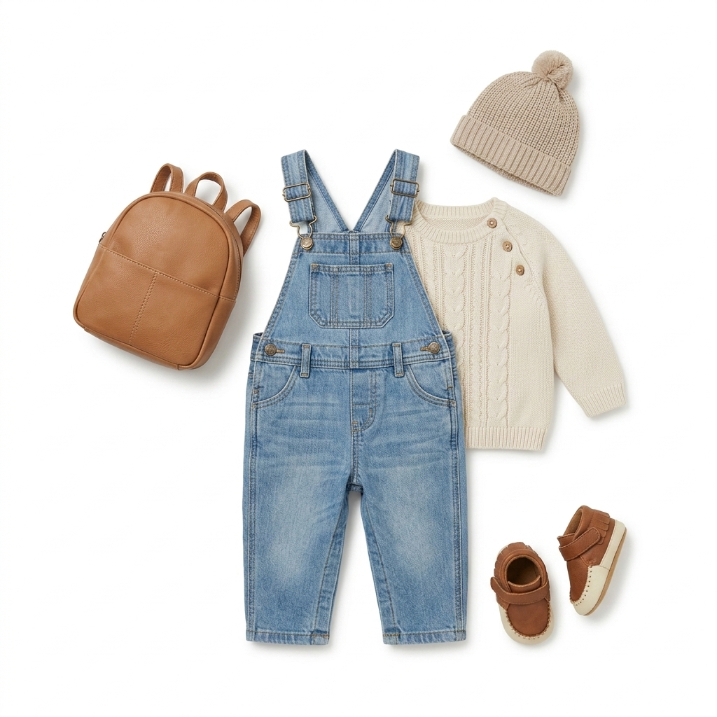 (سترة شتوية) باللون البيج الدافئ